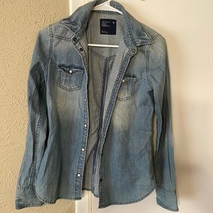 Button Down Jean Shirt